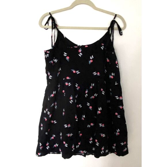 NWT Levis Black Island Print Summer Strappy Sundress Sleeveless Button Down Sz M - Picture 3 of 10